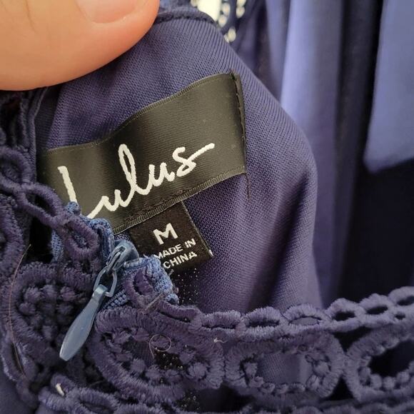 Lulus Any Sway, Shape, or Form Navy Halter Dress - Picture 6 of 8